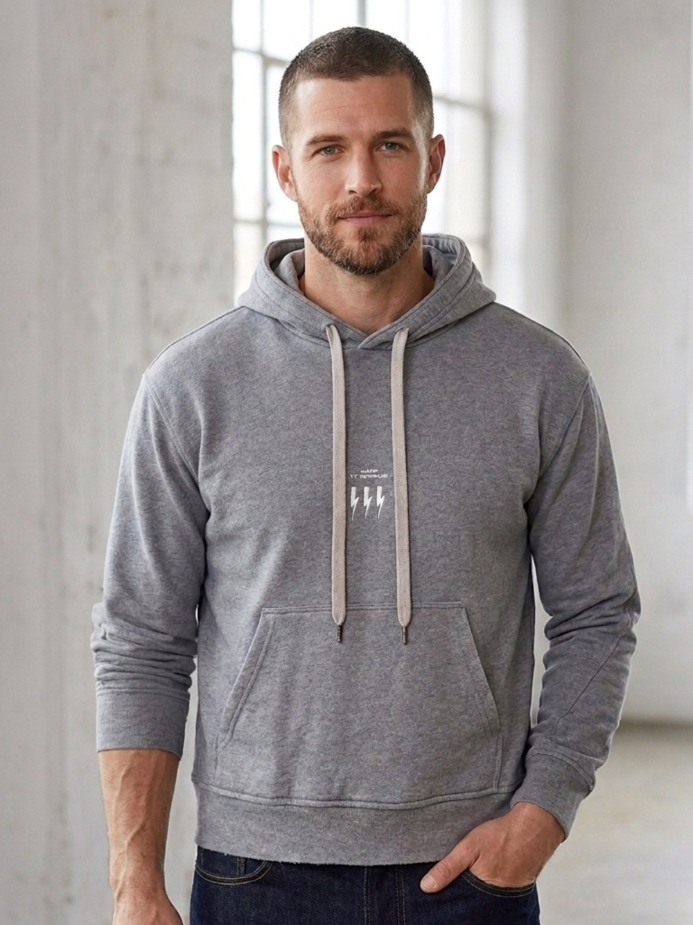 Neil Barrett ⚡️⚡️⚡️ Grey Hoodie